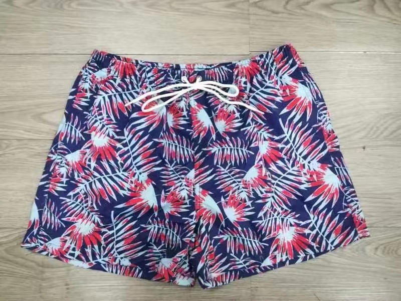 Stock&ready made- Men's  speedos Recycled plastic fabric long plus stretch swimsuit beach pants with liner men swim shorts