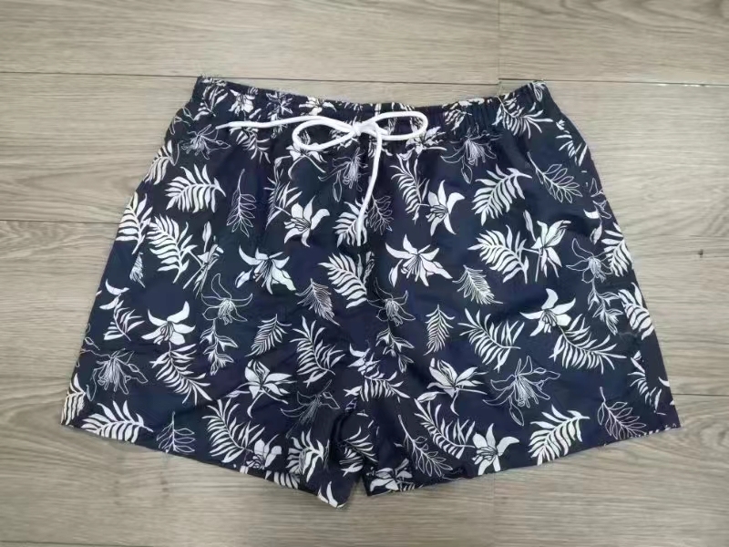 Stock&ready made- Men's  speedos Recycled plastic fabric long plus stretch swimsuit beach pants with liner men swim shorts