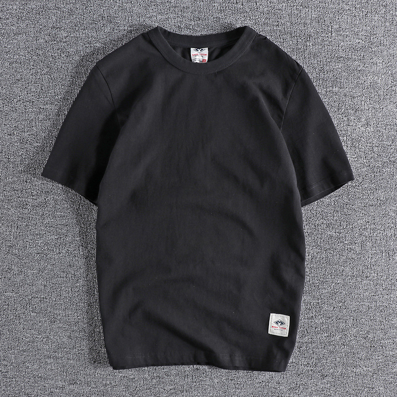 GrogeousBen Custom unisex t shirt men Crewneck Black White Letter Printed Graphic Blank Plain Custom T Shirt