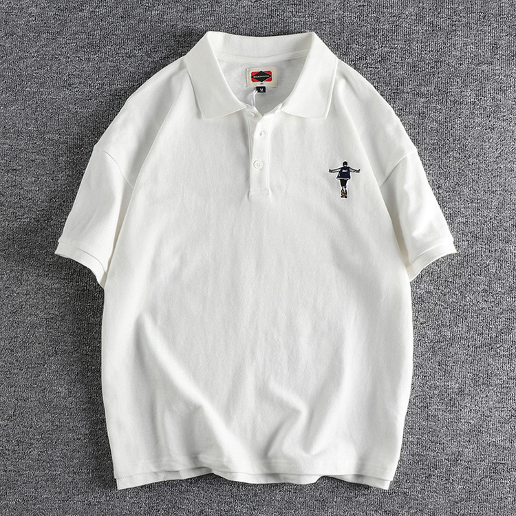 GrogeousBen good embroidery quality custom printing pattern and logo short sleeve 100% cotton polo t shirt custom men s polo shirt