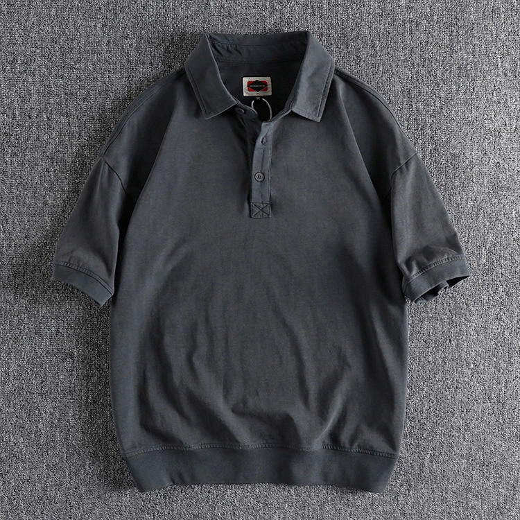 GrogeousBen new design polo t shirts men cotton washed