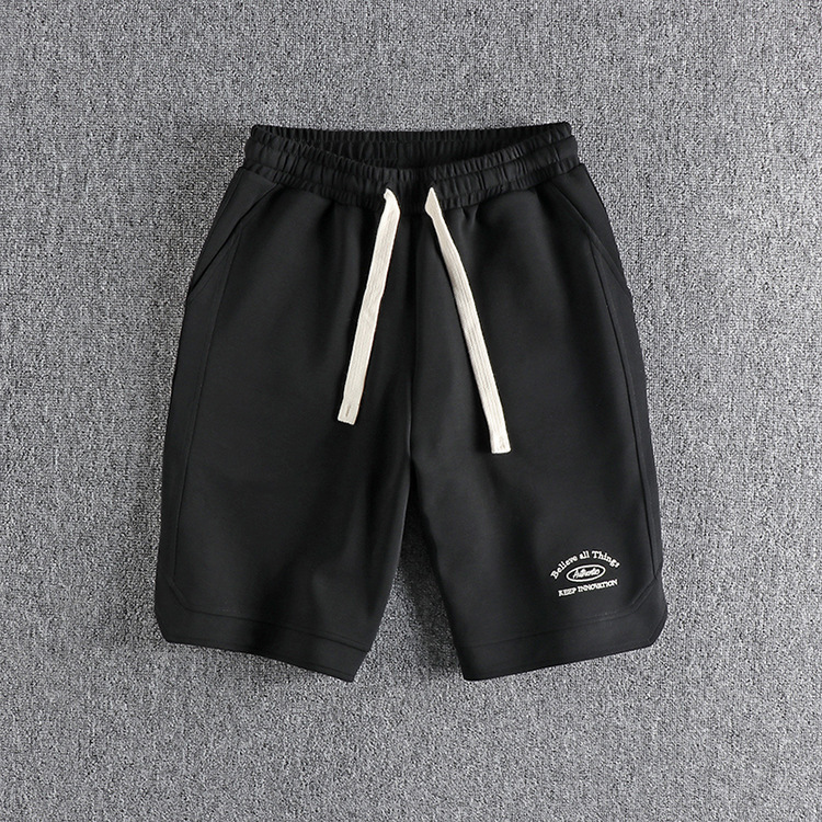 GrogeousBen Men's Running Sports Ribbed Shorts for Men Sports Short Pants Fitness Jogging Workout Shorts