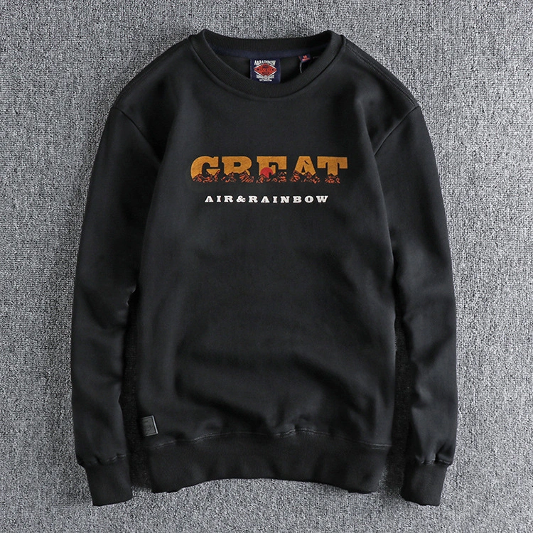 GrogeousBen Men's Printed Hoodie High Quality French Terry Cotton Stylish Heavyweight Hoodies For Men
