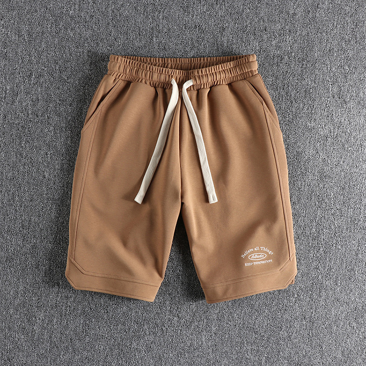 GrogeousBen Men's Running Sports Ribbed Shorts for Men Sports Short Pants Fitness Jogging Workout Shorts