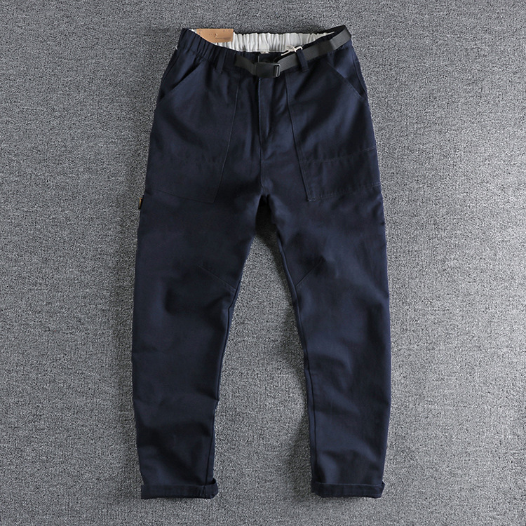 GrogeousBen Men's Loose Casual Workwear Pants Baggy Men's Cargo Pants Trousers Oversized Cargo Work Jogger Pants Harem Cotton Denim Fabric for Men