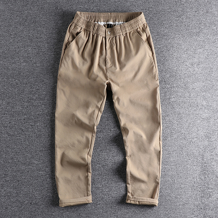 GrogeousBen Men's Casual Cargo Pants Solid Multi-pocket Trousers Outdoor Wear Cotton Straight Men Pants