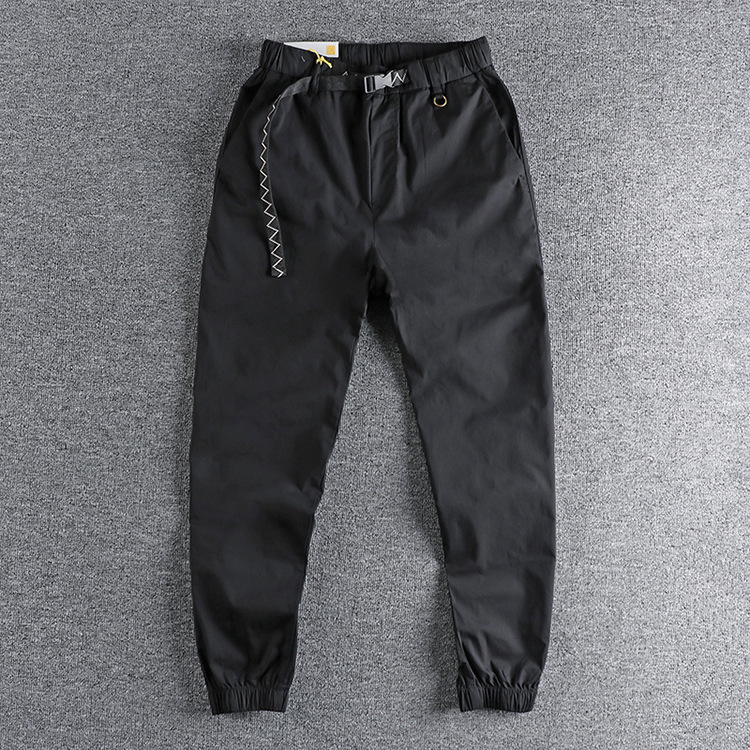 GrogeousBen Men's  loose and practical pocketscasual street pantsfashionable leg pantsmen's casual pants