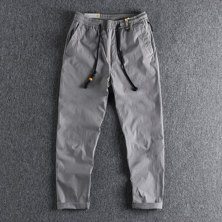 GrogeousBen Men's new design sweatpants  Casual Full Length Men's Trousers Casual Pants with Drawstring