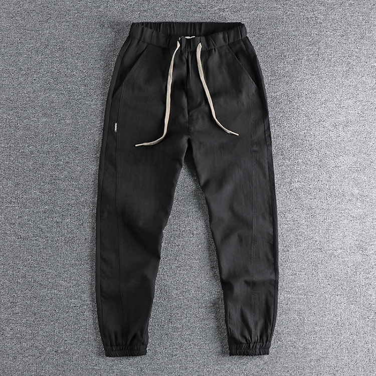 GrogeousBen Men's sports running trousers comfortable breathable loose jogger pants custom logo grey sweatpants