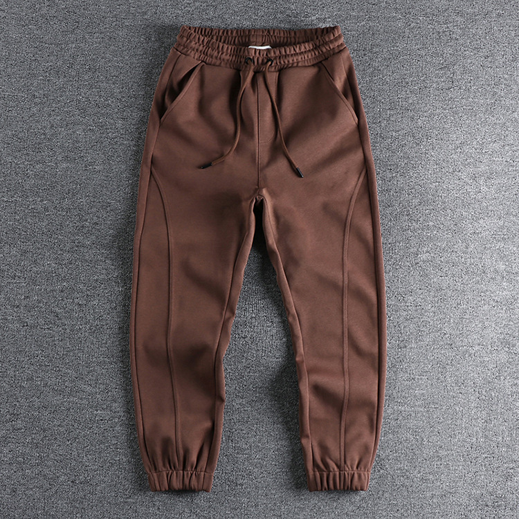 GrogeousBen Men's  sports running trousers comfortable breathable loose jogger pants custom logo grey sweatpants