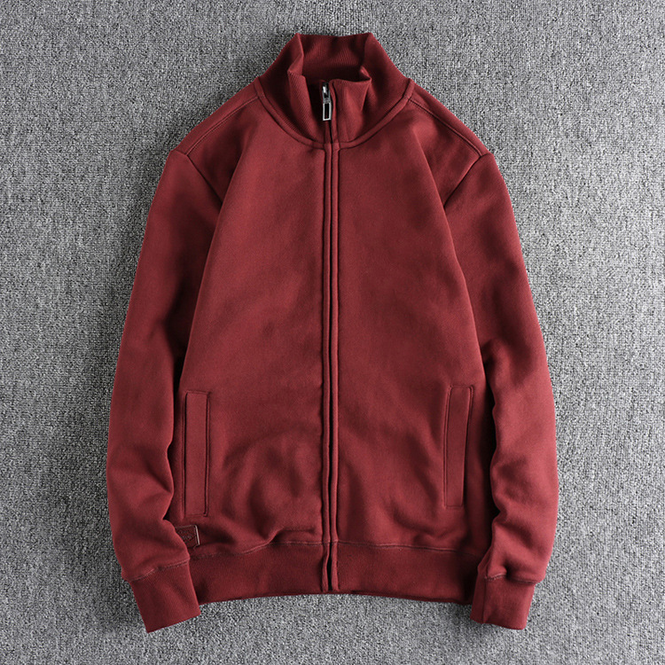 GrogeousBen Men'sStanding Collar Sweater High Quality Unisex Personalized Custom Hoodies with Own Logo Men Women