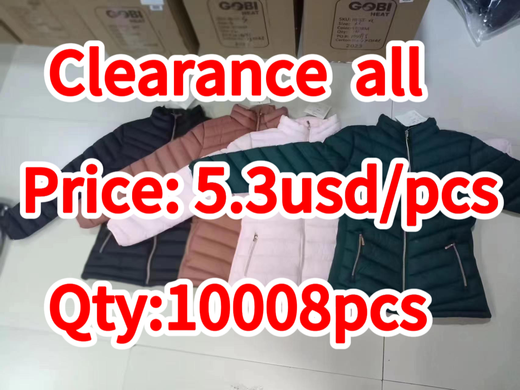Clearance sale- Women's Jin bao Fashion light weight nylon jacket for winter cancel order