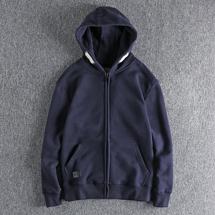 GrogeousBen Men's custom printing blank Plus size unisex cotton plain gym zip up hoodies zipper hoodie