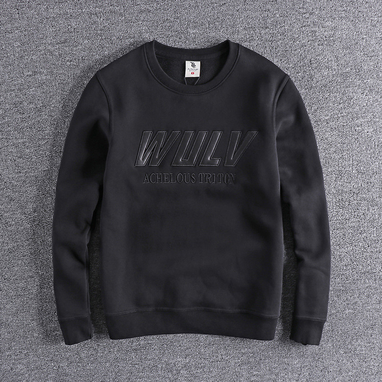 GrogeousBen Men's Personality Large Plus Size Men Sweatshirt Red Color High Quality Sweatshirts