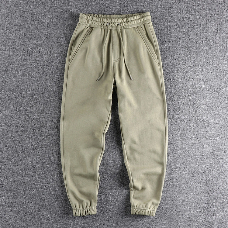 GrogeousBen Men's High Quality Flared Cotton Sweatpants Cotton Color Block Track Pants Men Jogger Pants Flare Sweat Pants For Men