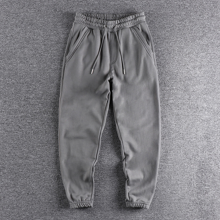 GrogeousBen Men's High Quality Flared Cotton Sweatpants Cotton Color Block Track Pants Men Jogger Pants Flare Sweat Pants For Men