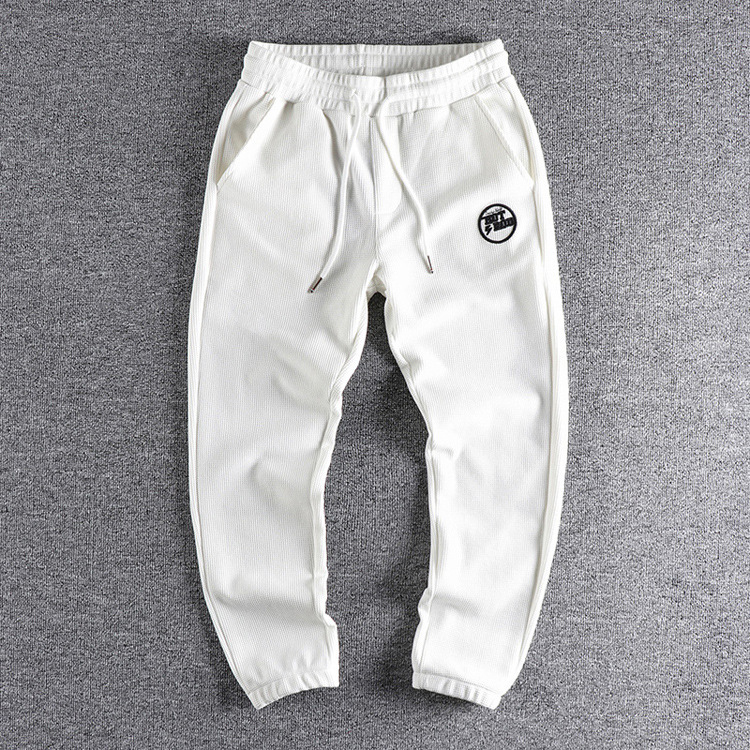 GrogeousBen Men's High Grams Heavy Weight Pants Fleece Terry  Sweatpants