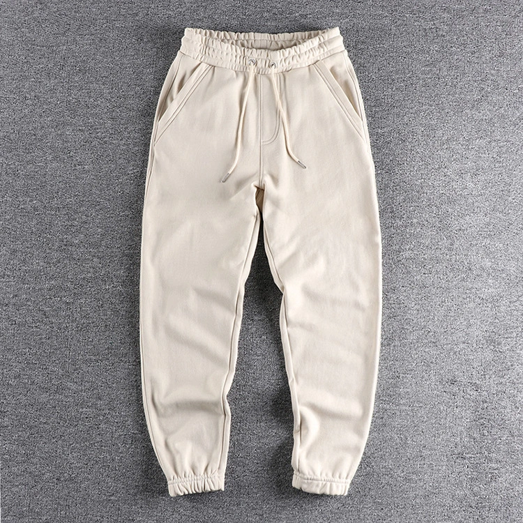 GrogeousBen Men's High Quality Flared Cotton Sweatpants Cotton Color Block Track Pants Men Jogger Pants Flare Sweat Pants For Men