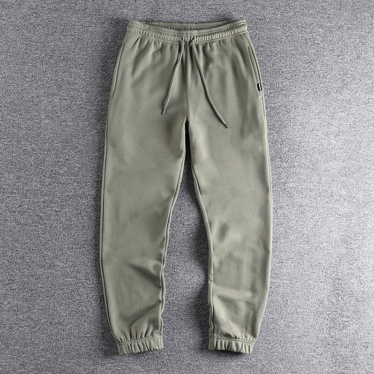 GrogeousBen Men's sports running trousers comfortable breathable loose jogger pants custom logo grey sweatpants