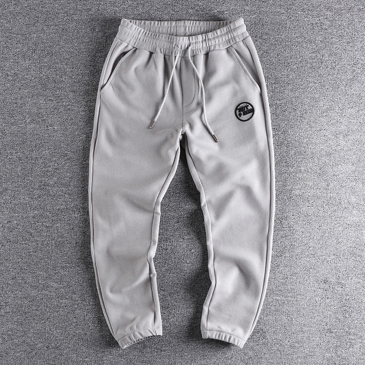 GrogeousBen Men's High Grams Heavy Weight Pants Fleece Terry  Sweatpants