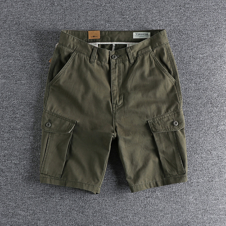 GrogeousBen Men's high quality cotton utility outside workout cargo shorts for men