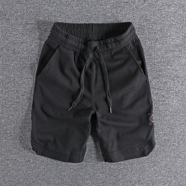 GrogeousBen Men's Summer Solid Trunk Mens Heavy weight Shorts Cause Wear Custom Shorts For Men