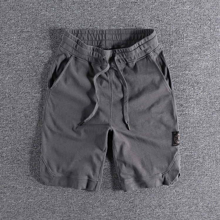 GrogeousBen Men's Summer Solid Trunk Mens Heavy weight Shorts Cause Wear Custom Shorts For Men