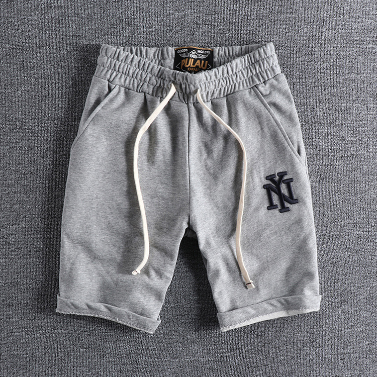 GrogeousBen Men's New style 100% cotton mens gym sweat shorts sports men's sports shorts