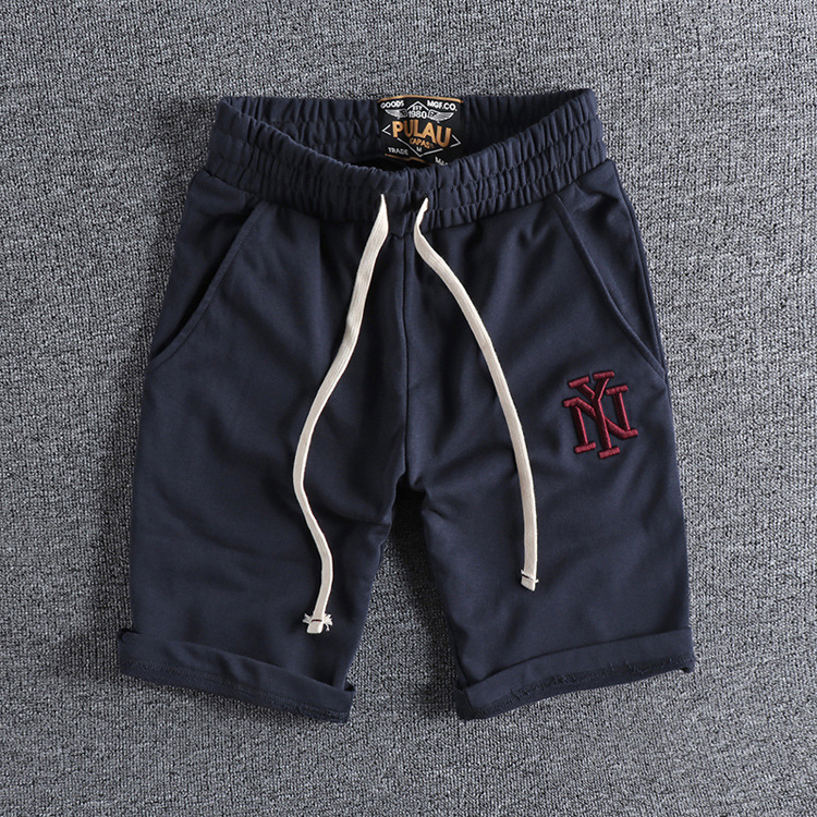 GrogeousBen Men's New style 100% cotton mens gym sweat shorts sports men's sports shorts