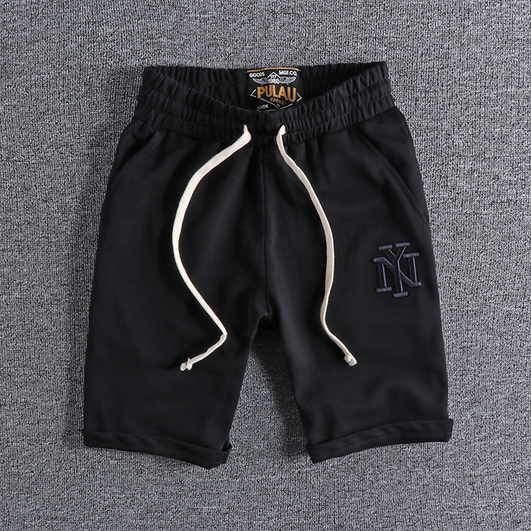 GrogeousBen Men's New style 100% cotton mens gym sweat shorts sports men's sports shorts