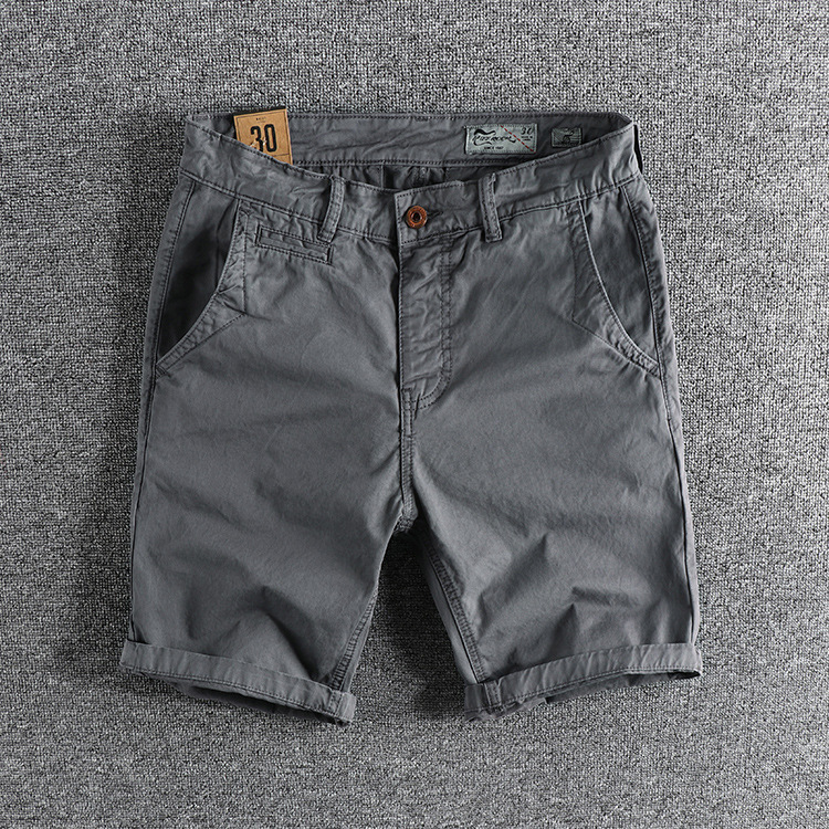 GrogeousBen Men's custom shorts Factory  biker shorts Dark Grey plus size men's shorts