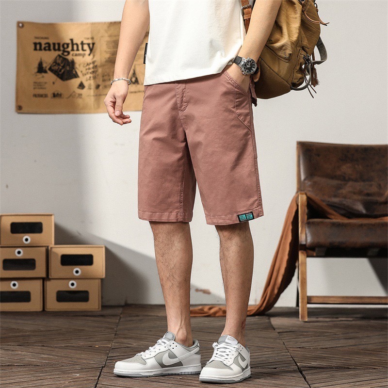 GrogeousBen Men's Stylish Stretch Cotton Shorts Men's Casual Pants Hot Pant Short Jeans Outdoor Sport Summer Work Pants