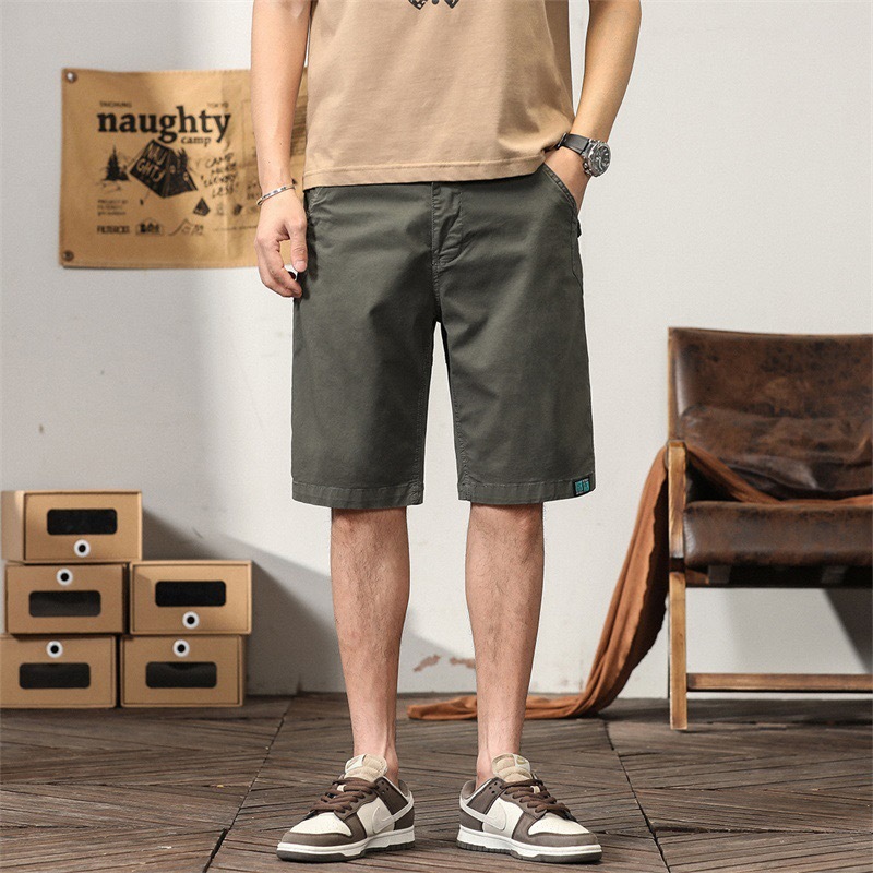 GrogeousBen Men's Stylish Stretch Cotton Shorts Men's Casual Pants Hot Pant Short Jeans Outdoor Sport Summer Work Pants