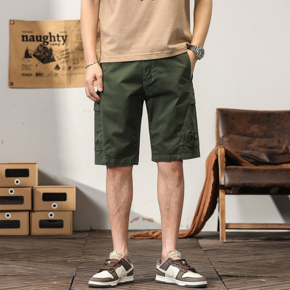 GrogeousBen Men's 2023 Summer Men's Style Casual Shorts Jeans Shorts Outdoor Stretch Cotton Sport Cargo Shorts for men