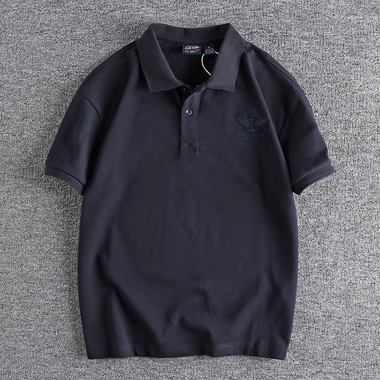 GrogeousBen Men's  embroidered polo shirt Summer New Hot Selling High Quality  Cotton 100% Men's Short Sleeve Polo Shirt