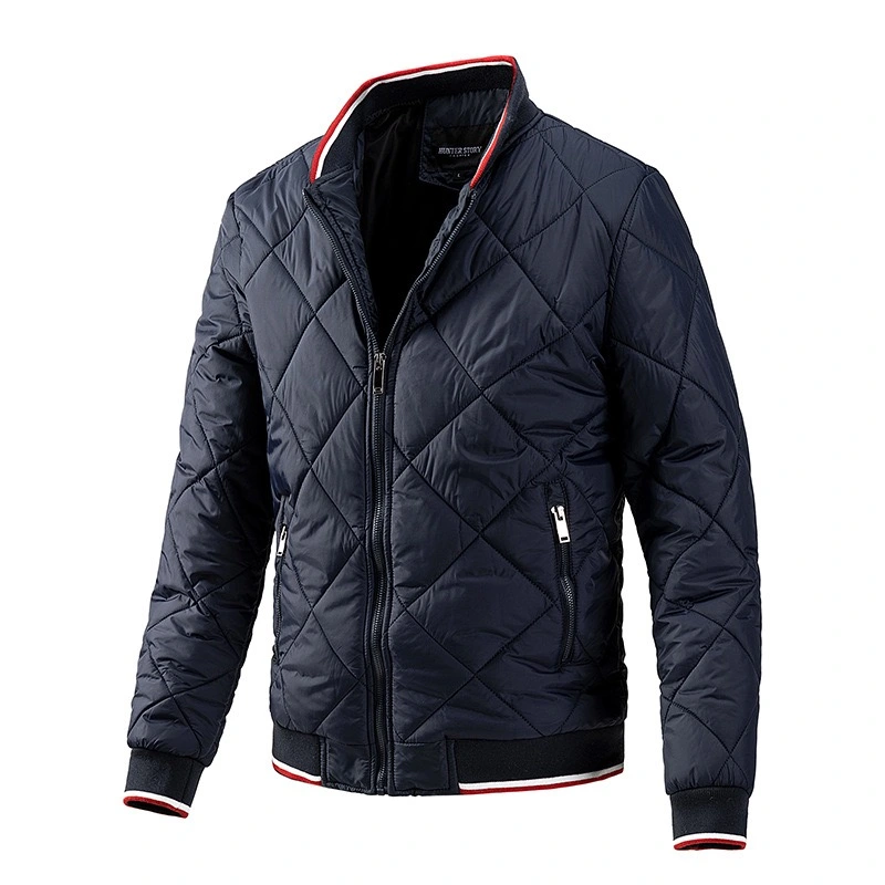GrogeousBen Men's Best Quality  Nylon Winter Quilted Jacket Bubble Coat Men Puffer Jacket New Design