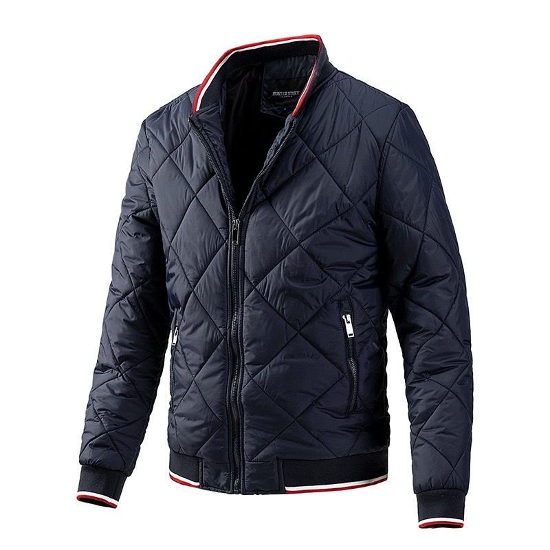 GrogeousBen Men's Best Quality  Nylon Winter Quilted Jacket Bubble Coat Men Puffer Jacket New Design