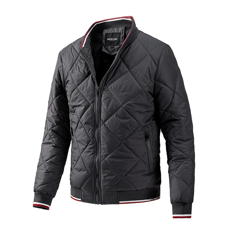GrogeousBen Men's Best Quality  Nylon Winter Quilted Jacket Bubble Coat Men Puffer Jacket New Design