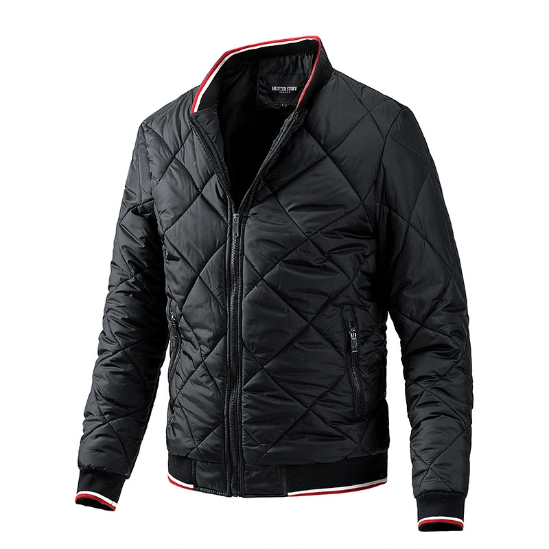 GrogeousBen Men's Best Quality  Nylon Winter Quilted Jacket Bubble Coat Men Puffer Jacket New Design