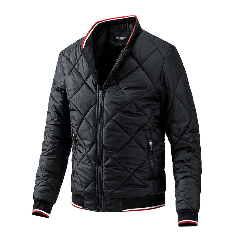 GrogeousBen Men's Best Quality  Nylon Winter Quilted Jacket Bubble Coat Men Puffer Jacket New Design