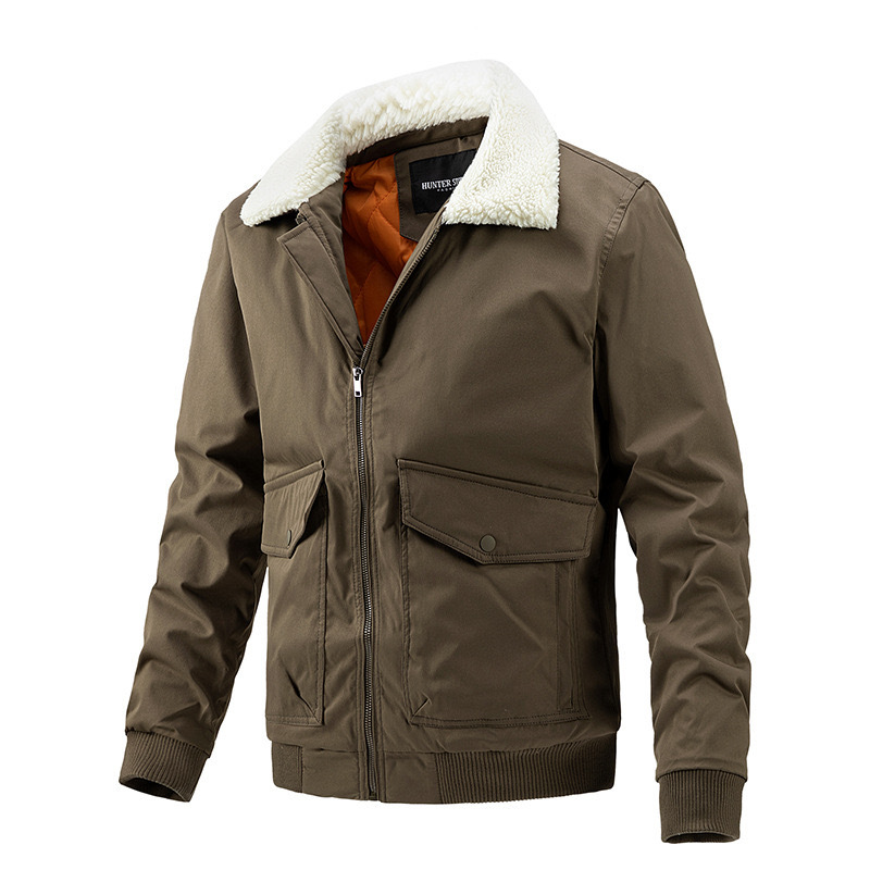 GrogeousBen  Men's High Quality Big Fur Collar Bomber Jackets New Style Men's Plus Size Goose Down Jacket Outdoor Winter Jackets