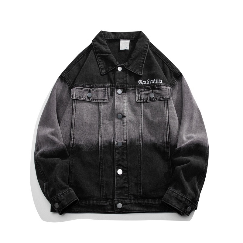 GrogeousBen  Men's Casual Slim Fit Denim Jacket  Jeans Jacket for Men Fashion Coat