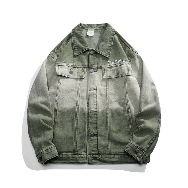 GrogeousBen  Men's Casual Slim Fit Denim Jacket  Jeans Jacket for Men Fashion Coat