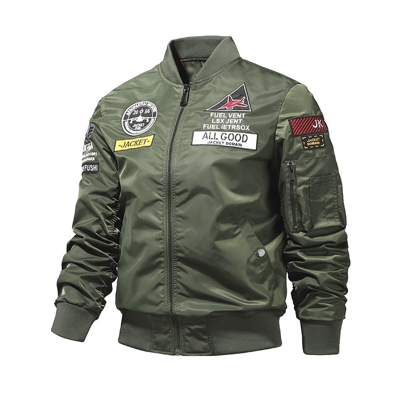 GrogeousBen  Men's Jacket for men winter 2022 New high quality men's embroidered flight jacket overalls mens designer coats