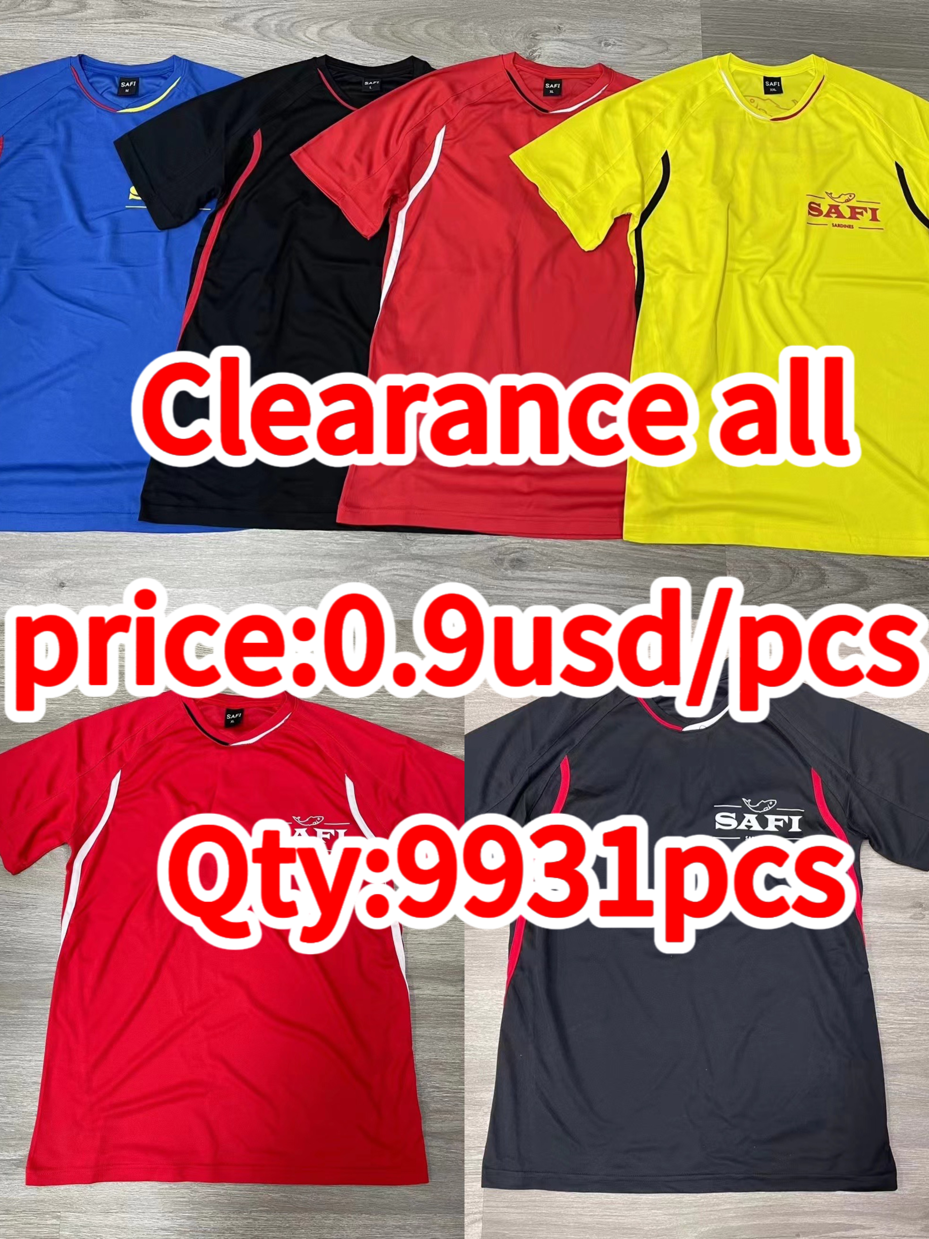 Clearance sale-Men's Sport T-shirt Short Sleeve Muscle Fit Running  Polyester Quick Dry Men Fitness Gym T Shirt