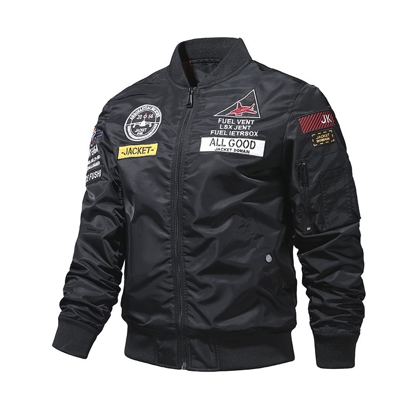 GrogeousBen  Men's Jacket for men winter 2022 New high quality men's embroidered flight jacket overalls mens designer coats