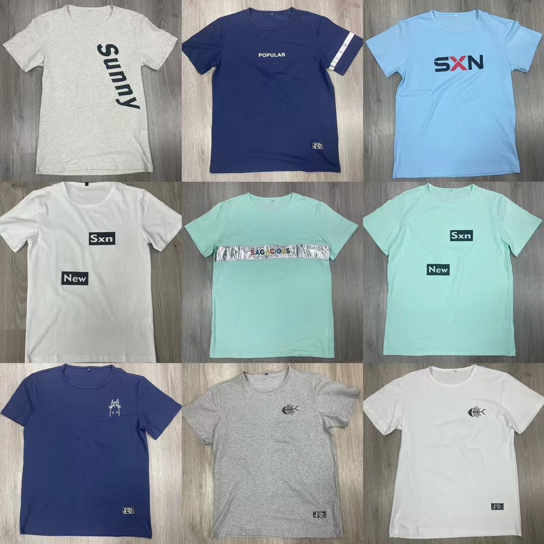 Clearance sale-Men's High-End Cotton Casual Quantity Tshirt Oversize T-shirt Printed Safety High Visibility Safety Polo T Shirts
