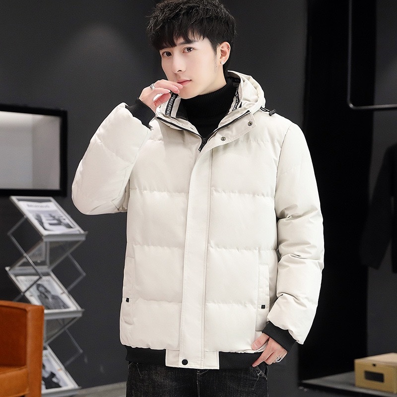 Clearance sale- Men's fashion padded jacket men's sports short fashion thickened coat warm padded iacket