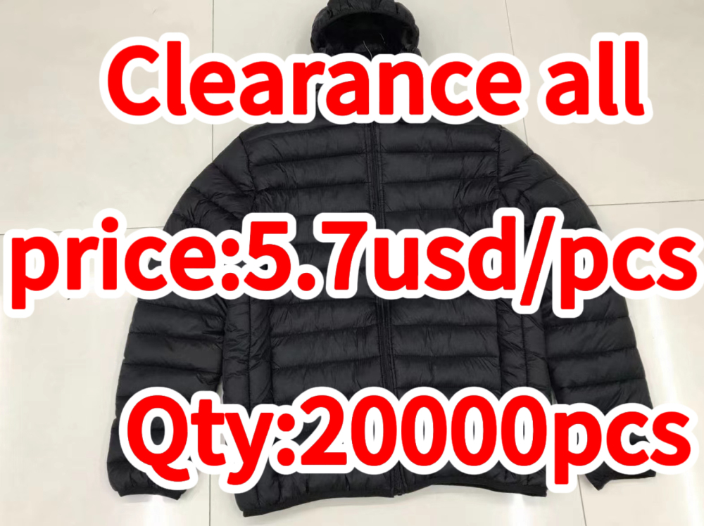 Clearance sale- Men's slim fit lightweight man padded purfy men's down padding nylon bubble jacket