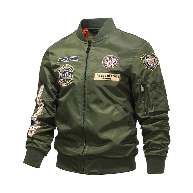 GrogeousBen  Men's Hip Hop Street Wear Clothing Bomber Jacket Female Baseball Coats Embroidery Unisex Pian Satin Varsity Jackets